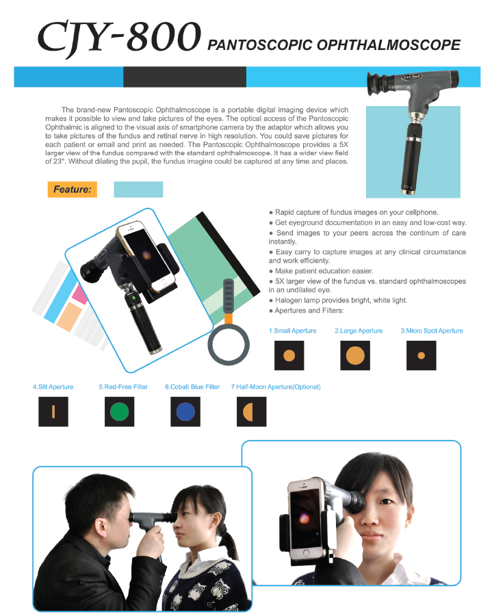 pantoscopic ophthalmoscope